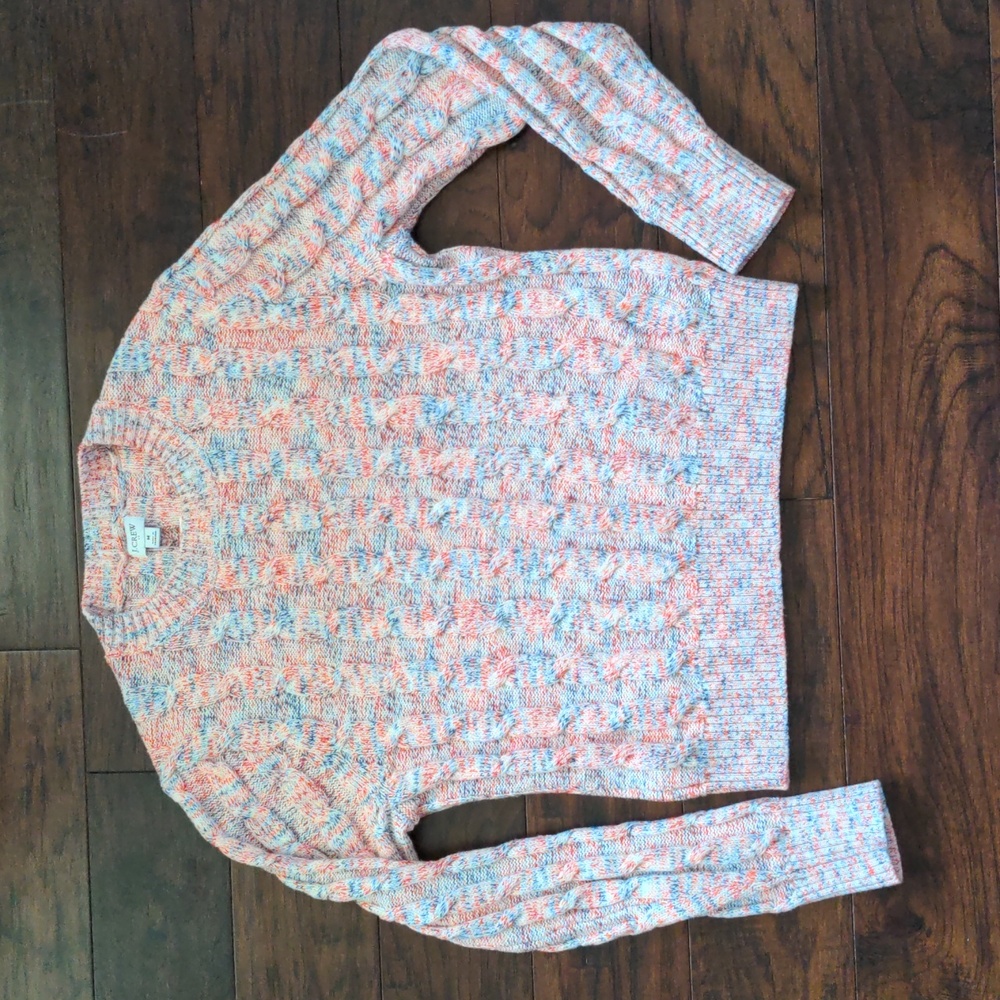 NWT J. Crew Factory Cable Pullover Sweater